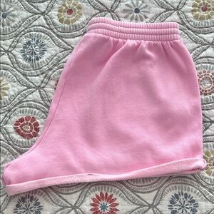 NWOT PINK Victoria’s Secret pink shorts, size M.
